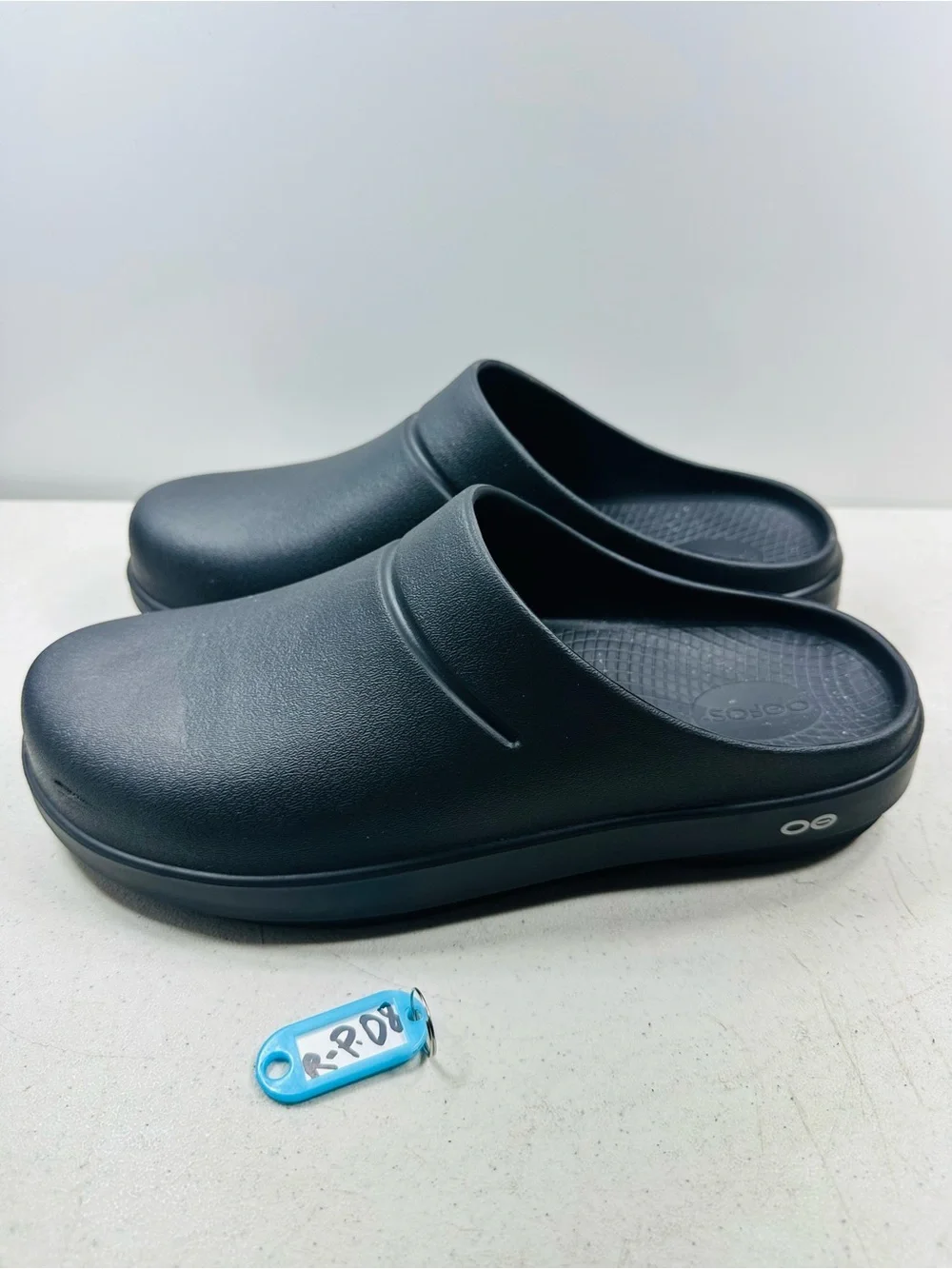 Oofos Men's OoCloog Slide Clogs | Black| US M10W12